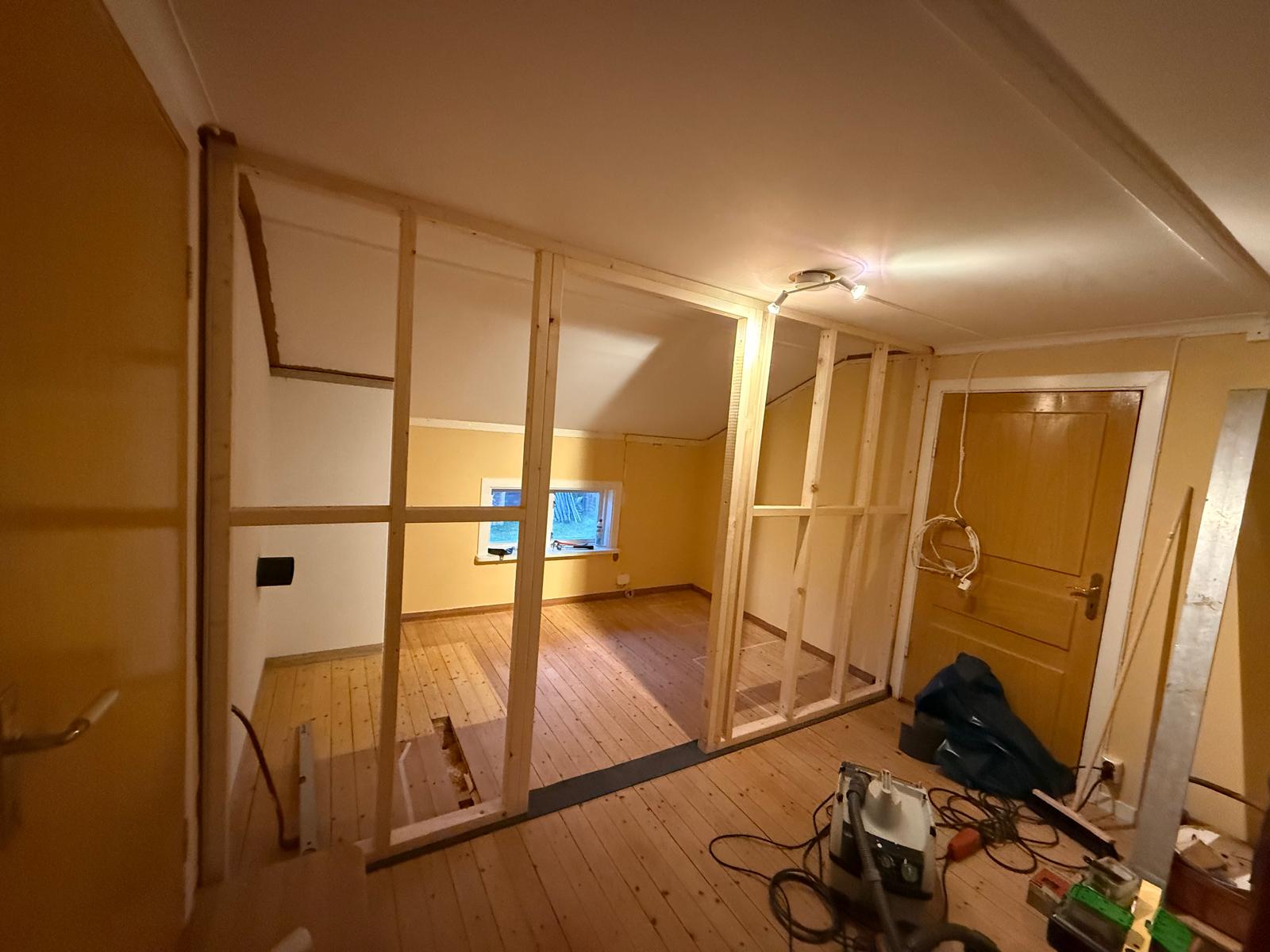 Regling av innerväggar