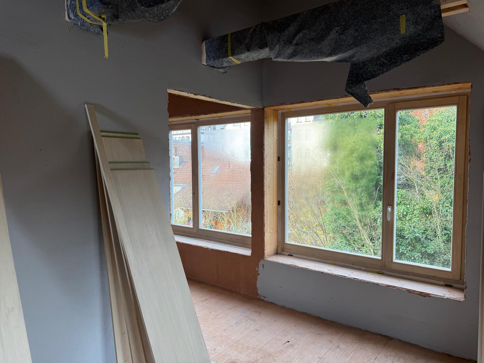 Fönstermontering och isolering